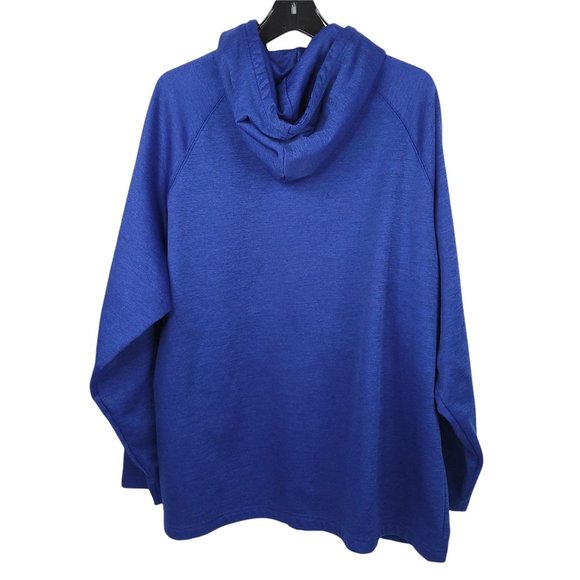 The Foundry Supply Co Pullover Hoodie AS IS Mens Size 2XL Blue Kangaroo Pocket - Picture 3 of 11